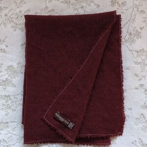 Alexander Olch Deep Red Wool Scarf